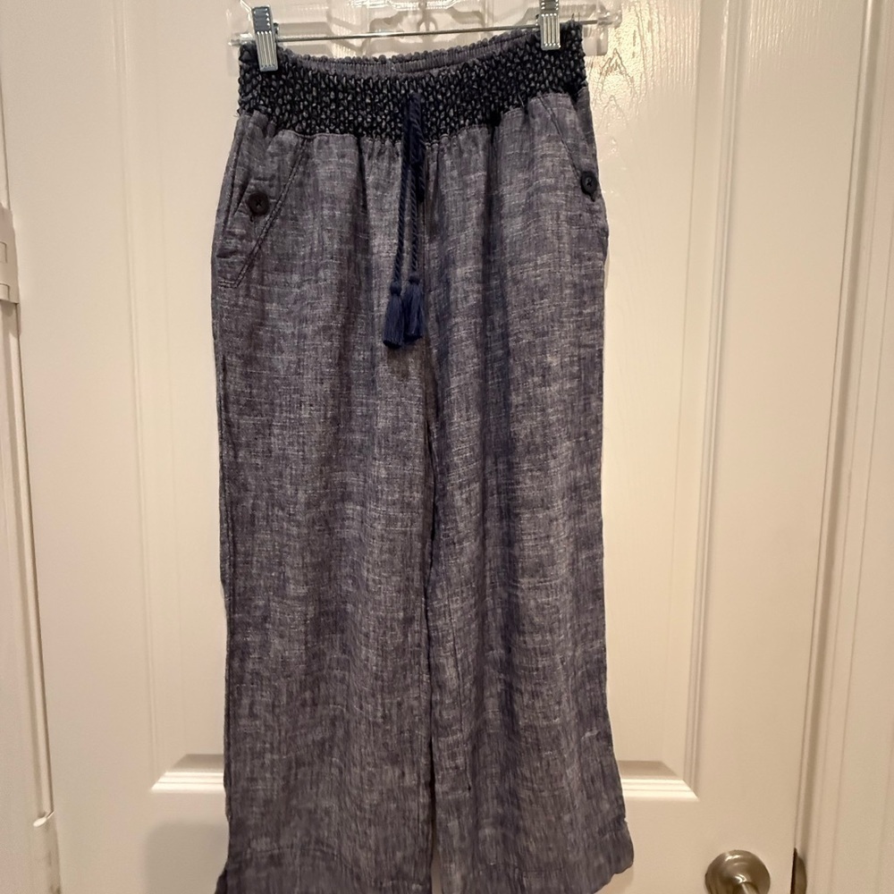 Westbound Linen crop pants